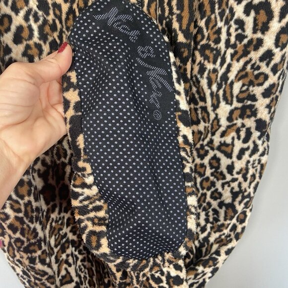 Nick & Nora Pajamas PJs Animal Print Fleece Footie Footed Costume Cheetah Size S - Picture 3 of 11